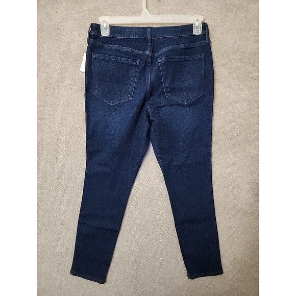 Old Navy WOW Super Skinny Ankle Jeans Women 12 Petite Blue High Rise Stretch NEW - Picture 7 of 12
